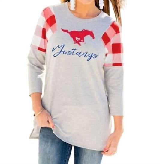 Gameday Couture - SMU Get in Check Tunic