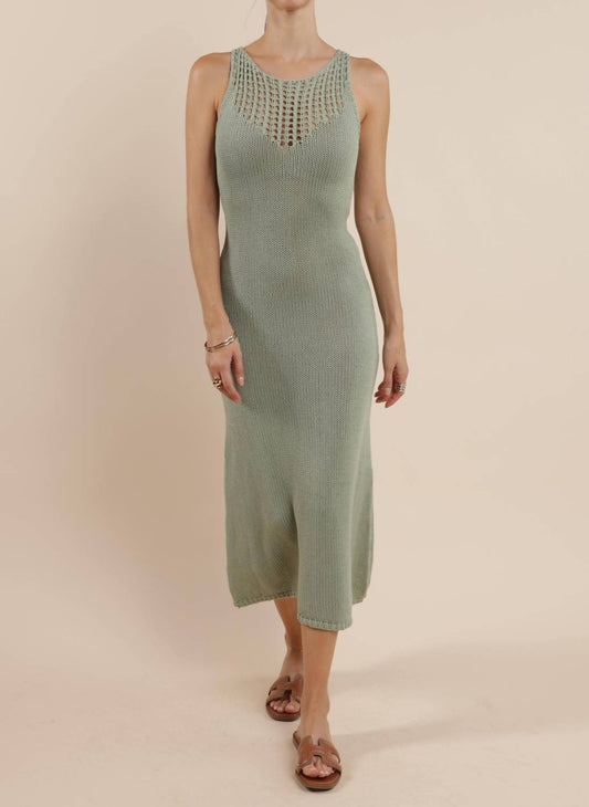 Sage The Label - Breeze Open Knit Detail Sweater Dress