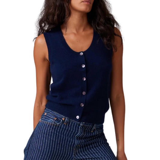 Colorush - Aly Button Tank Top