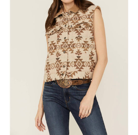 Hooey - Women's Aztec Sherpa Vest