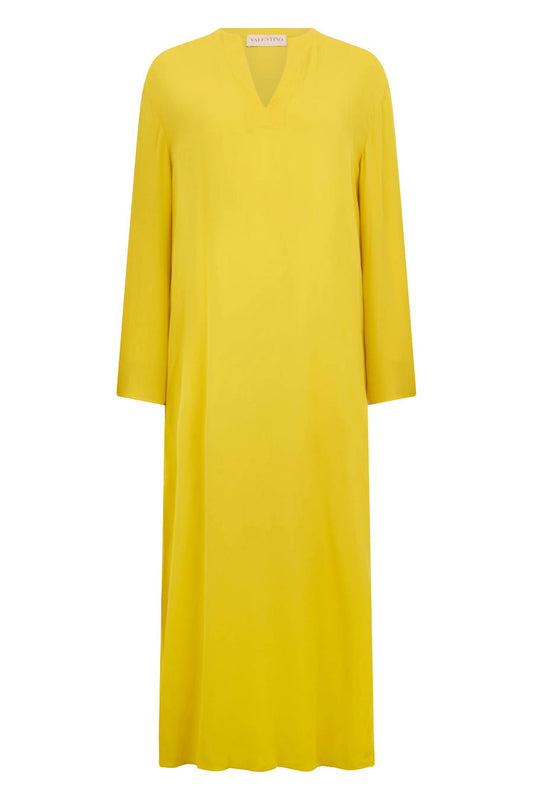 Valentino - Women's Elegant Long Sleeve Maxi Dress