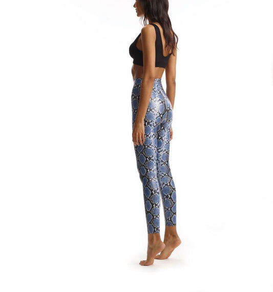 Commando - Faux Leather Animal Print Legging