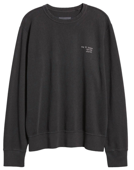 Rag & Bone - Damon Cotton Logo Sweatshirt