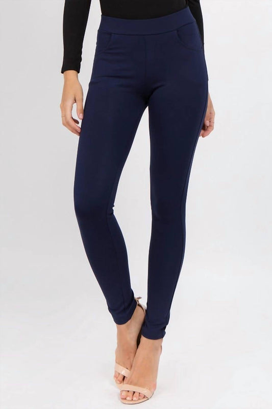 Yelete - Women's Four Pocket Ponte Pants