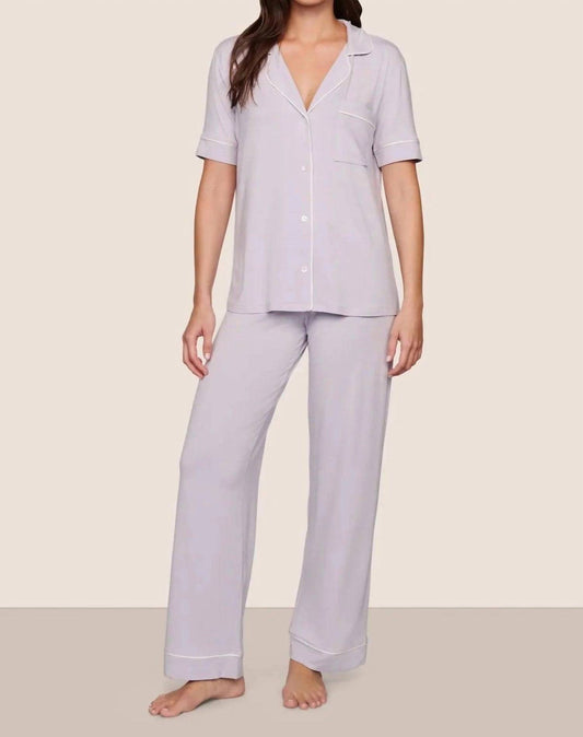Eberjey - Gisele Tencel Modal Short Sleeve And Pant Pajama Set