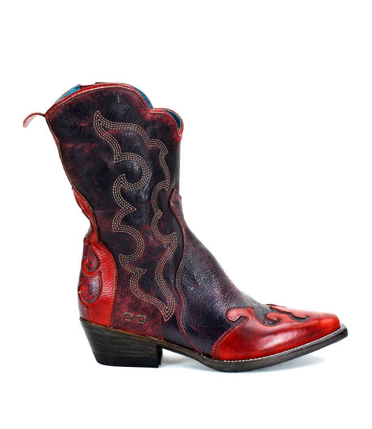 Bedstu - Women's Deuce Cowgirl Leather Boots