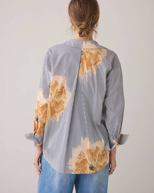 Summum - Flowers & Stripes Blouse