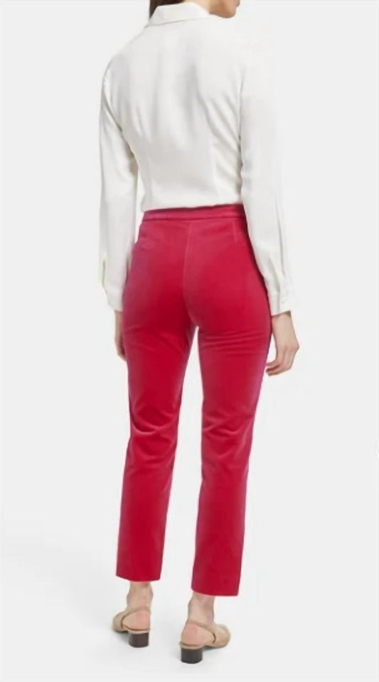 Theory - CL Straight Stretch Velvet Pants