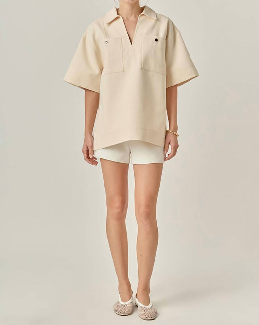 English Factory - Oversized Collar Top