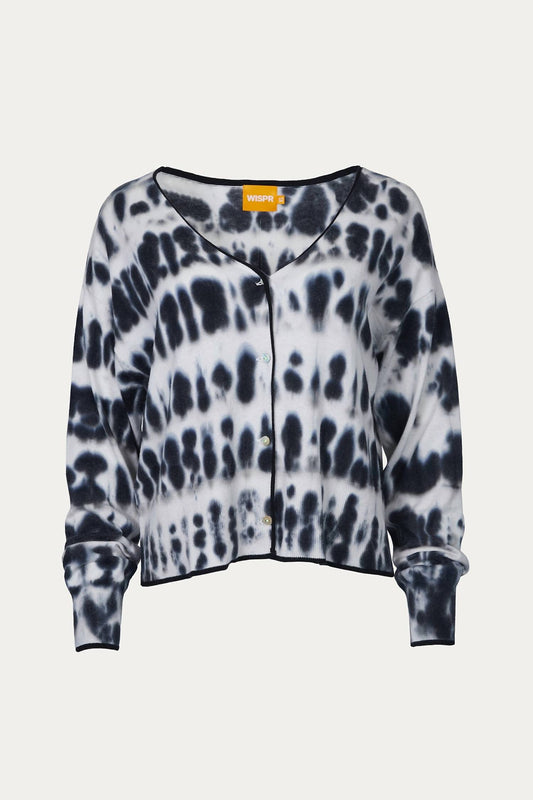 Brodie Cashmere - IMPULSE TIE-DYE CARDIGAN