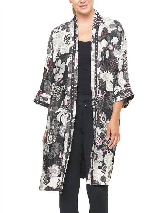Brema Graphic Kimono Coat