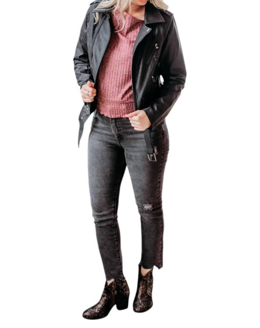 Gilli - Pleather Moto Jacket