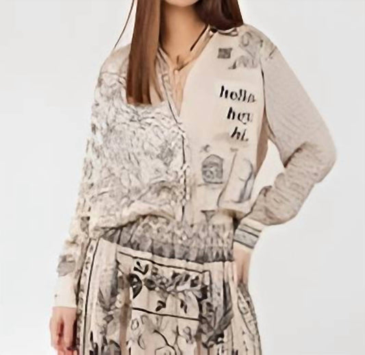 Me369 - Isabel Long Sleeve Button Down Shirt