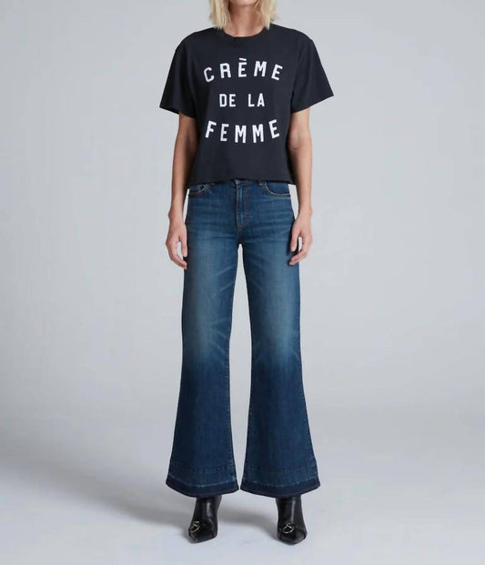 Askk Ny - Creme De La Femme Shrunken Boy Tee