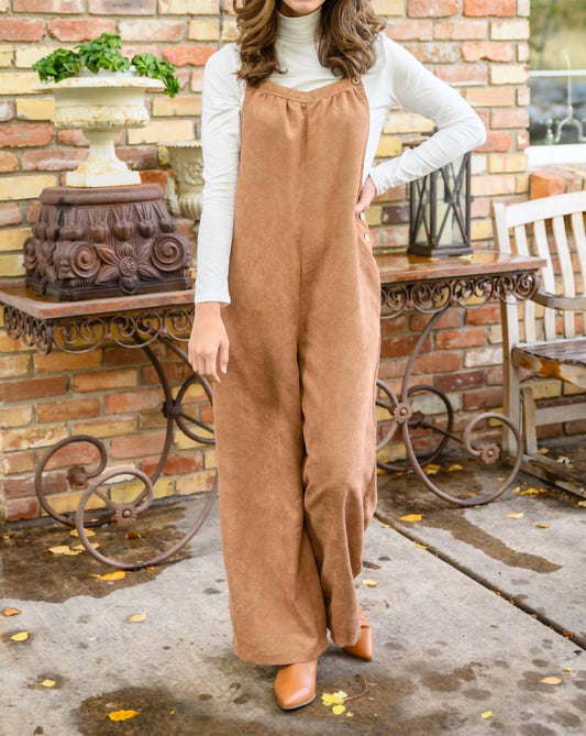 Geegee - More Than Friends Corduroy Jumpsuit