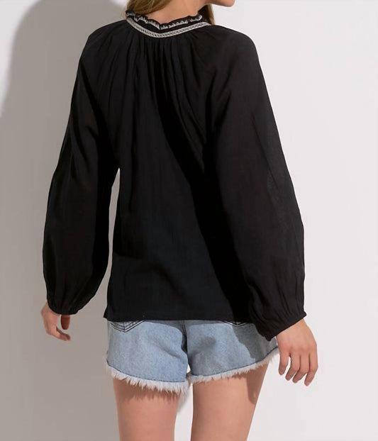 Elan - Boho Babe Tassle Top