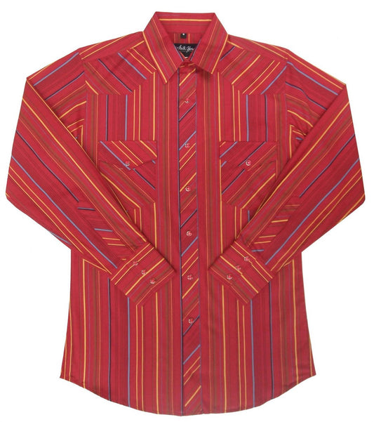 White Horse Apparel - Men’s striped western shirt