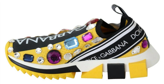 Dolce & Gabbana - Women's Crystals Sneakers Shoes