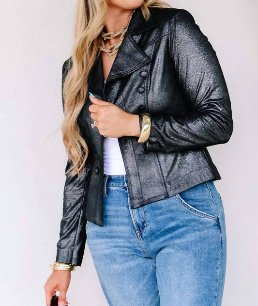 Insight - Liquid Sparkle Metallic Vegan Jacket