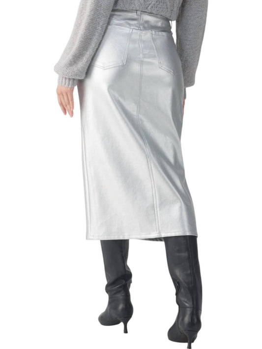 Sanctuary - Leather Like Midi Skirt