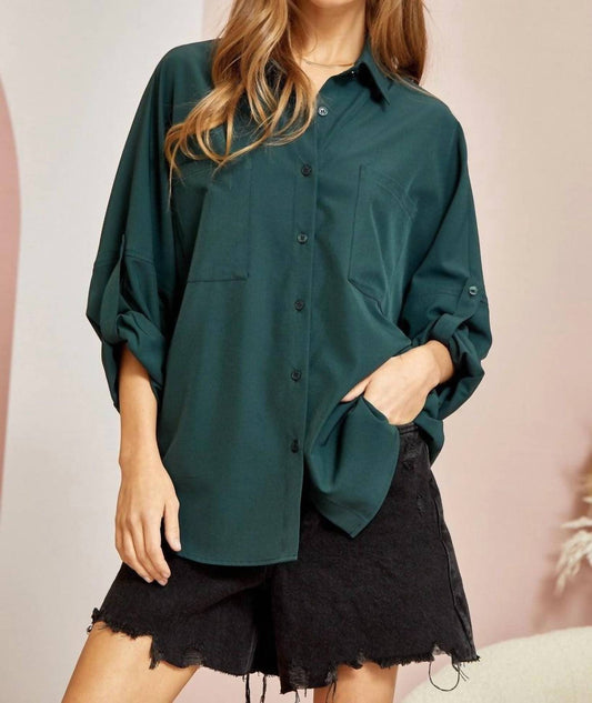 Andree By Unit - Takes Time Relaxed Button Down Shirt