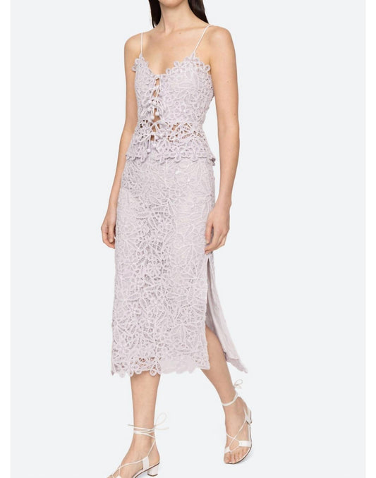 Sea - Lyla Soutache Midi Skirt