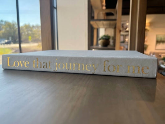 Mickler & Co. - "love That Journey For Me" Decorative Table Book