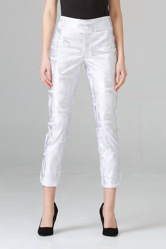 Joseph Ribkoff - Metallic Crop Pants