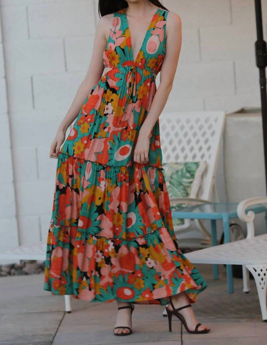 Angie - V-neck Maxi Dress