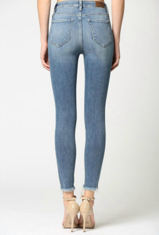 Hidden - Taylor High Rise Basic Raw Hem Jeans