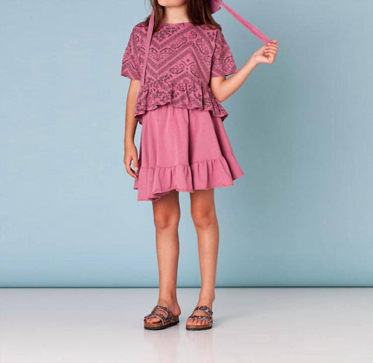 Tocoto Vintage - Bandana Print Frilled Shirt