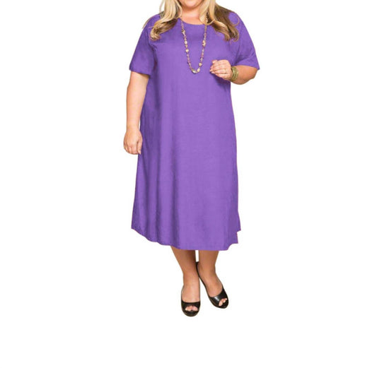 On The Plus Side - Belle Rayon Plus Size Dress