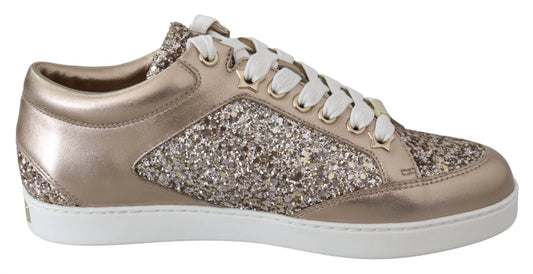 Jimmy Choo - Women's Leather Miami Sneakers