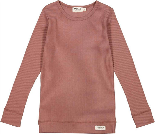 Kids Ribbed Long Sleeve Shirt