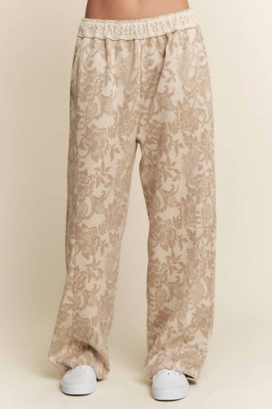 J.Nna - Fran Floral Wide Leg Pants