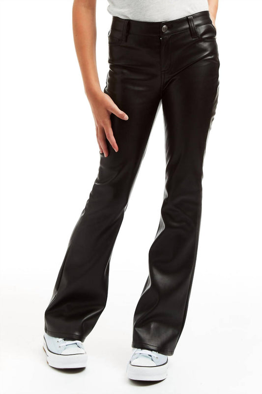 Tractr - Pleather Flare Pant