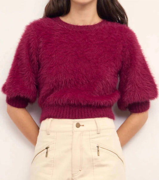 Minkpink - Alva Fluffy Cropped Sweater