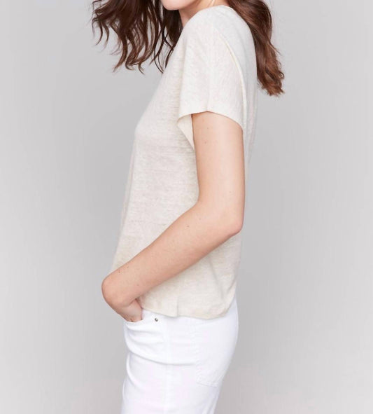 Charlie B - Foil Print Dolman Top