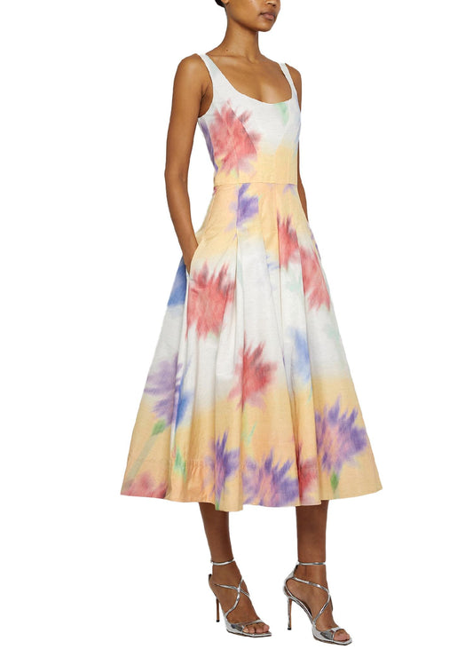 Prabal Gurung - Corset Top Sun Midi Dress