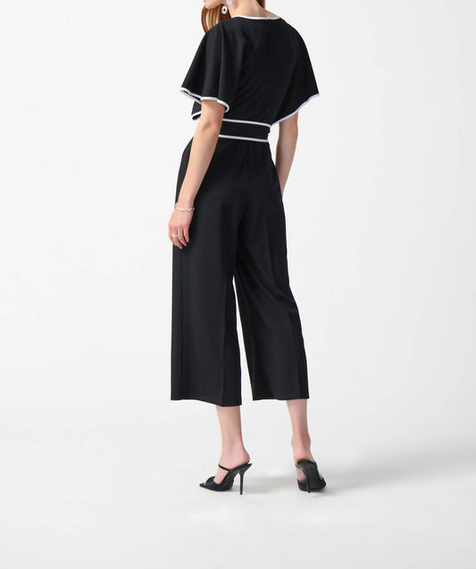 Joseph Ribkoff - Contrast Trim Jumpsuit