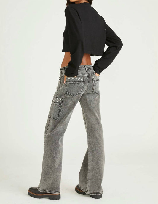 Driftwood - Charlee Cargo X Studded Jeans