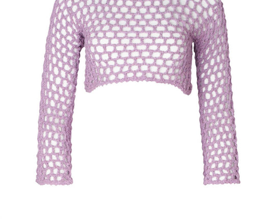 Soah - Women's Ane Crochet Crop Top