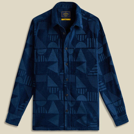 Portuguese Flannel - Men's Geometric Chenille Shirt