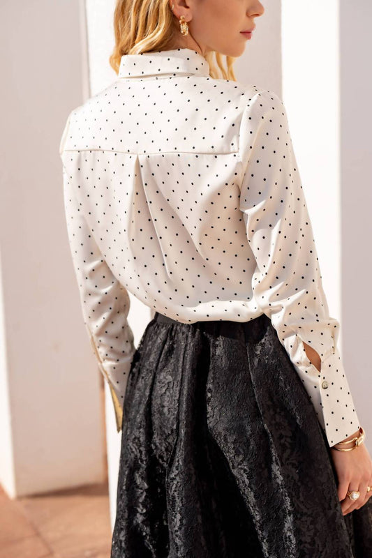 Choklate Paris - Lea Polka Dot & Bows Shirt