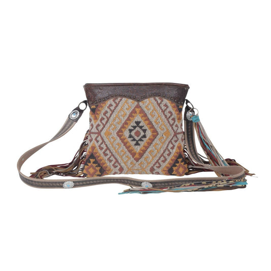 Myra Bags - Women's Psychedelic Tones Shoulder Bag