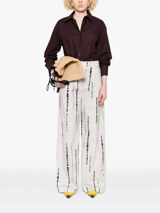 Officine Générale - Lysea Cotton Shiba Print Pants