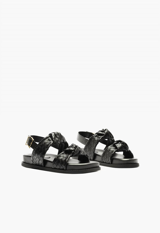 Schutz - Women's Kareena Knot Sporty Leather Sandal