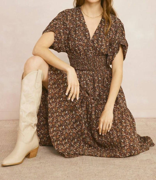 Entro - Floral Maxi Dress