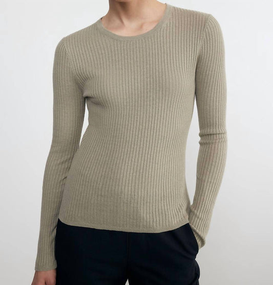 Enza Costa - Linen Cotton Longsleeve Sweater Tee