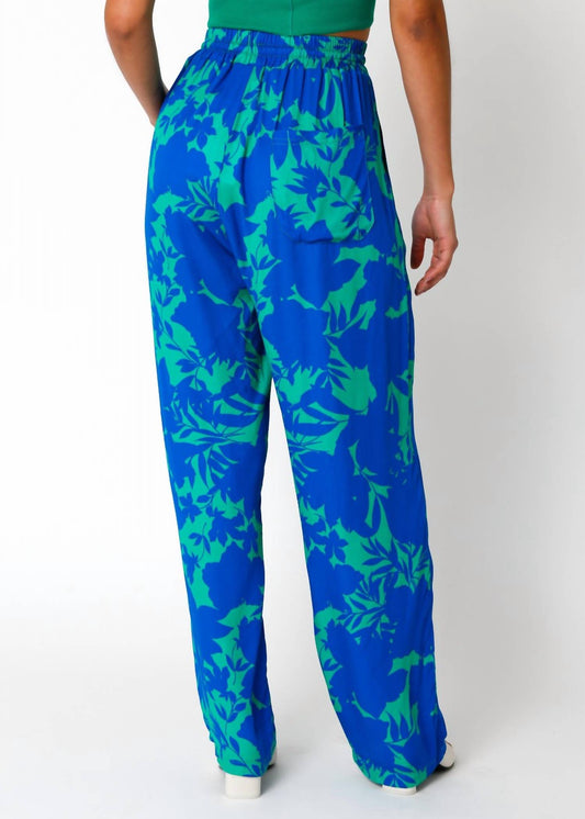 Olivaceous - Raven Floral Wide Leg Pants